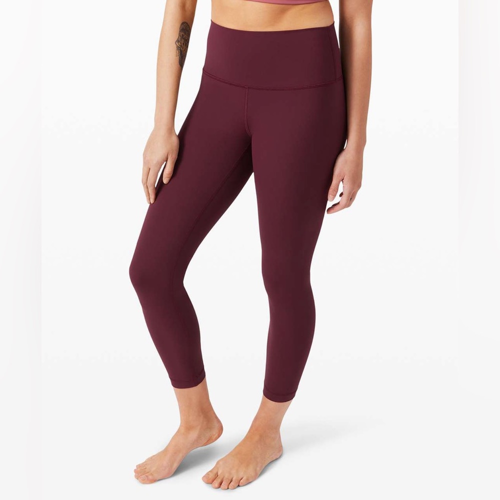 Lululemon Wunder Under High-Rise Tight 25" *Full-On Luxtreme in Cassis | Size 10